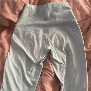 Lululemon baby blue double lined High-Waisted Leggings